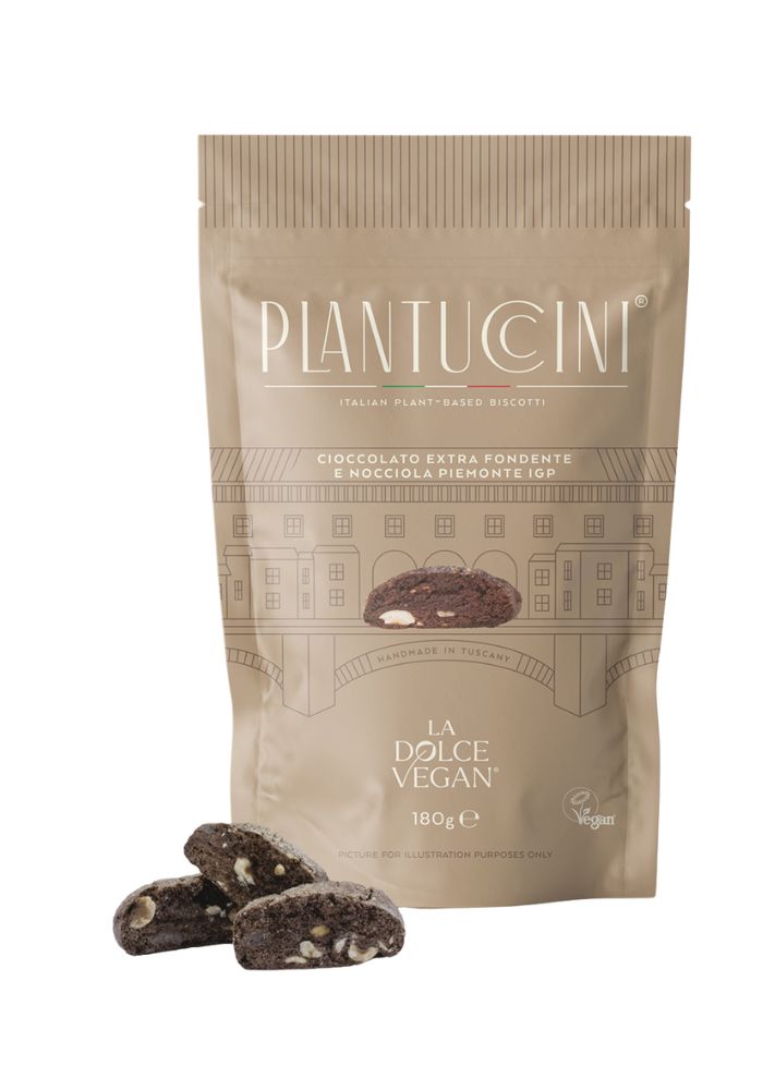 Plantuccini Cantucci dunkle Schokolade Haselnuss vegan