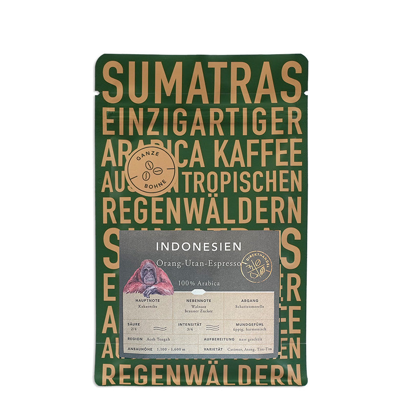 Speicherstadt Kaffee Orang Utan Espresso