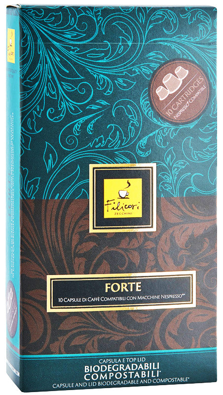Filicori Zecchini Nespresso®*-kompatible Forte Kapseln